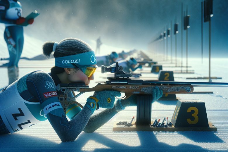 Казахстанский биатлонист на рубеже: точная стрельба, утро, концентрация, сезон IBU